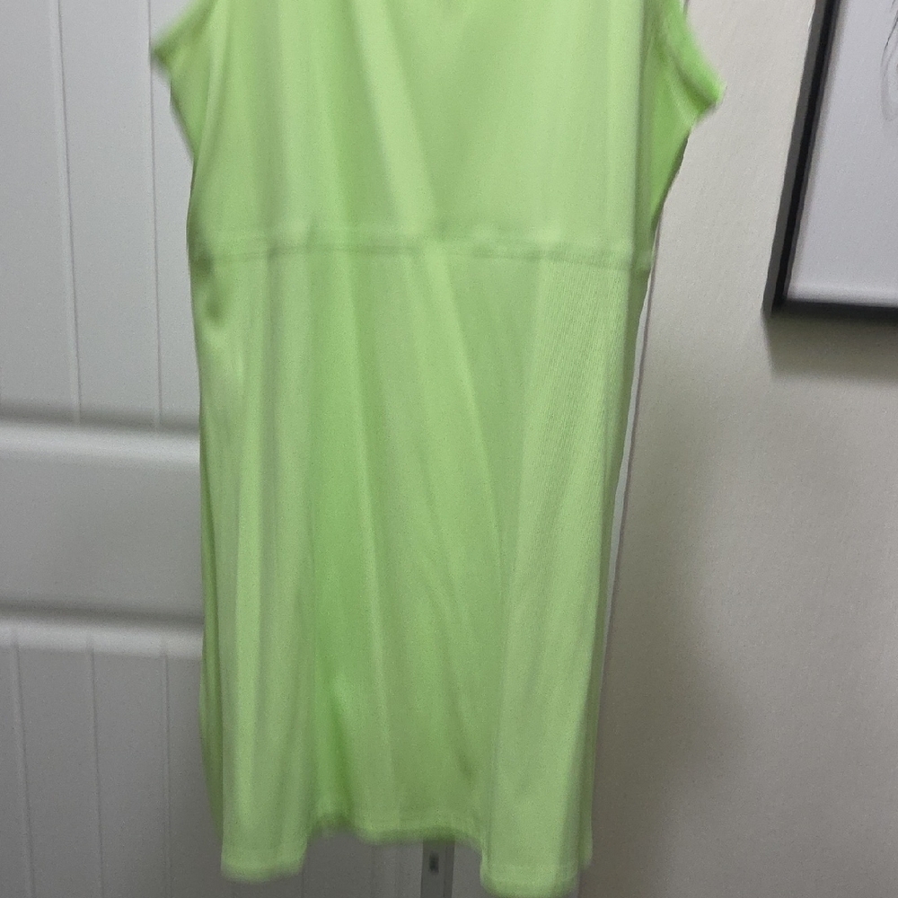 Ideology Active Light Lime Tank Tennis Dress - Picture 6 of 6
